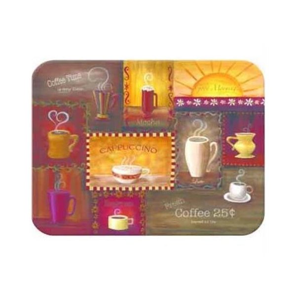 Mcgowan Mfg Co McGowan TT00581 TufTop Coffee Time Cutting Board- Small TT00581